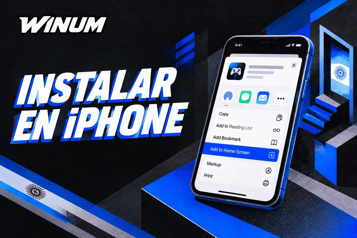iPhone con menú para crear un acceso directo