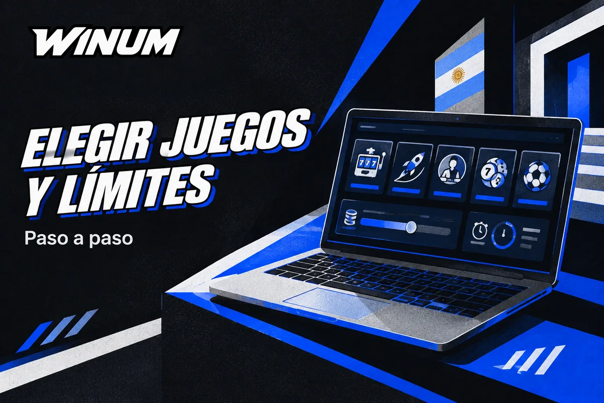 Portátil con selector de juegos y límites personales