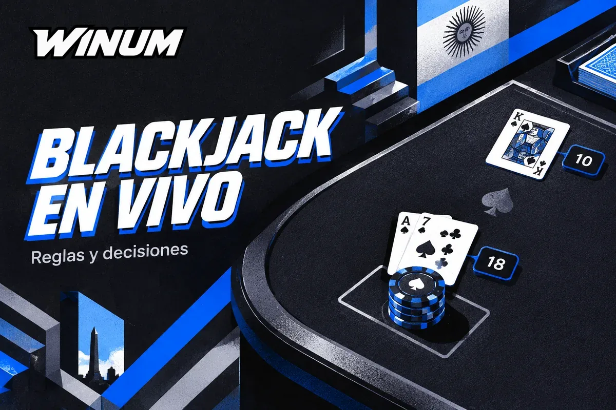 Cartas y marcador muestran una mano de blackjack