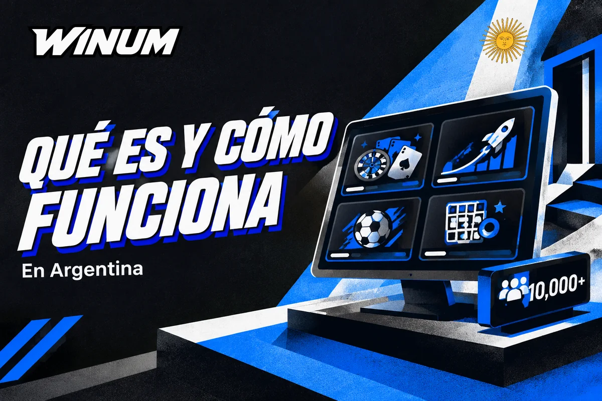 Monitor con catálogo de juegos y apuestas online