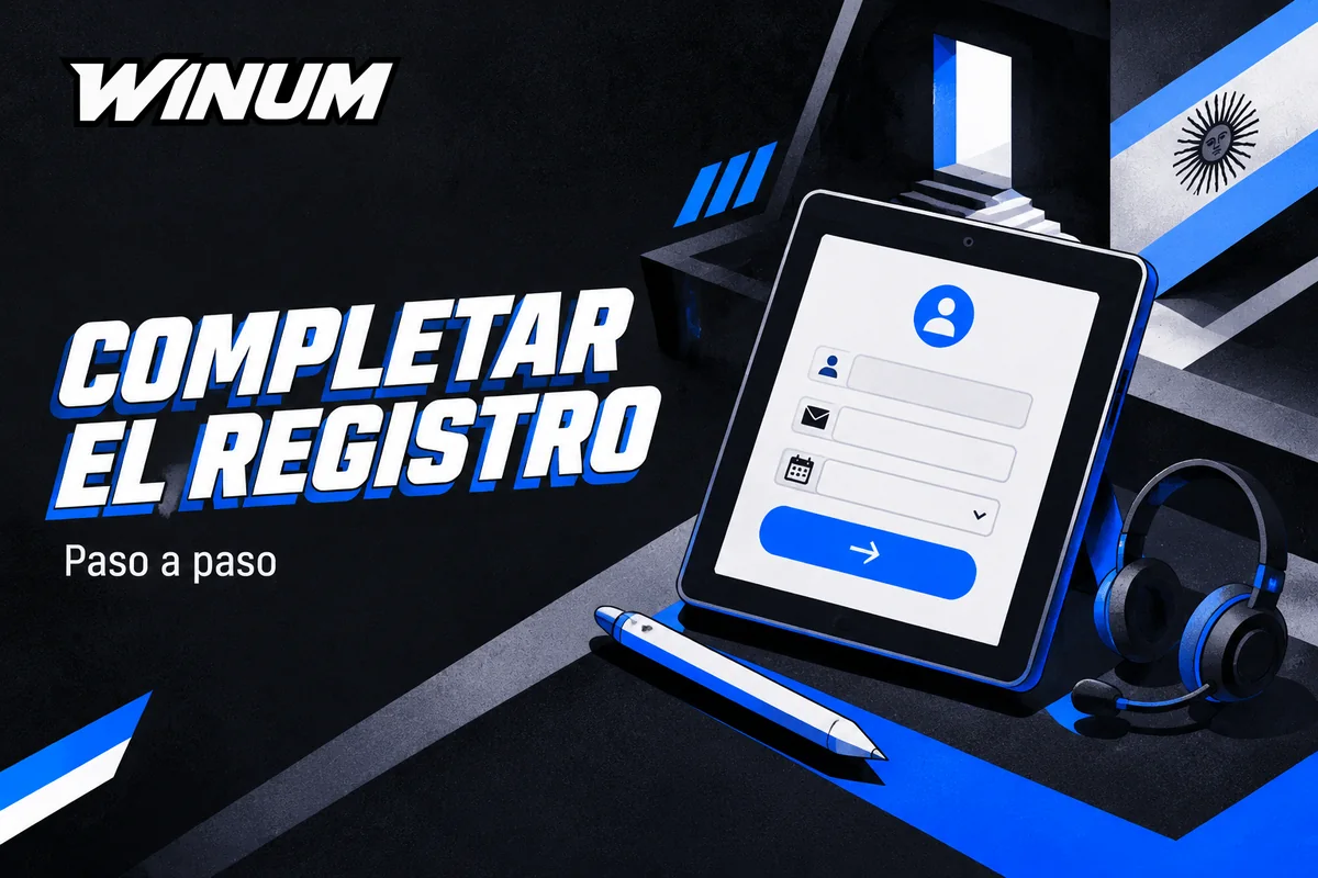 Formulario de registro abierto en una tablet sobre el escritorio